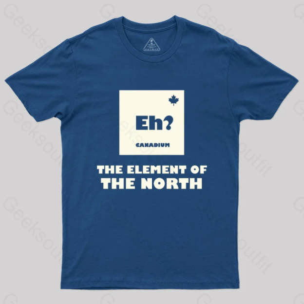 The Element Of North T-Shirt Navy / S