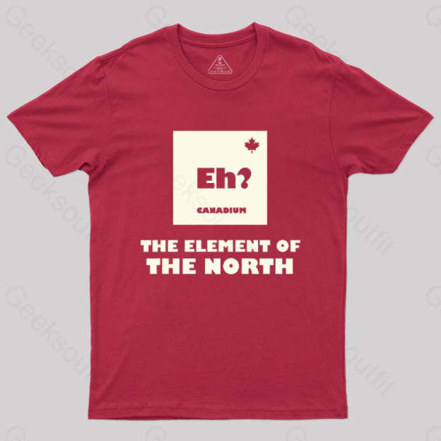 The Element Of North T-Shirt Red / S