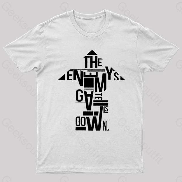 The Enemy’s Gate Is Down Geek T-Shirt White / S