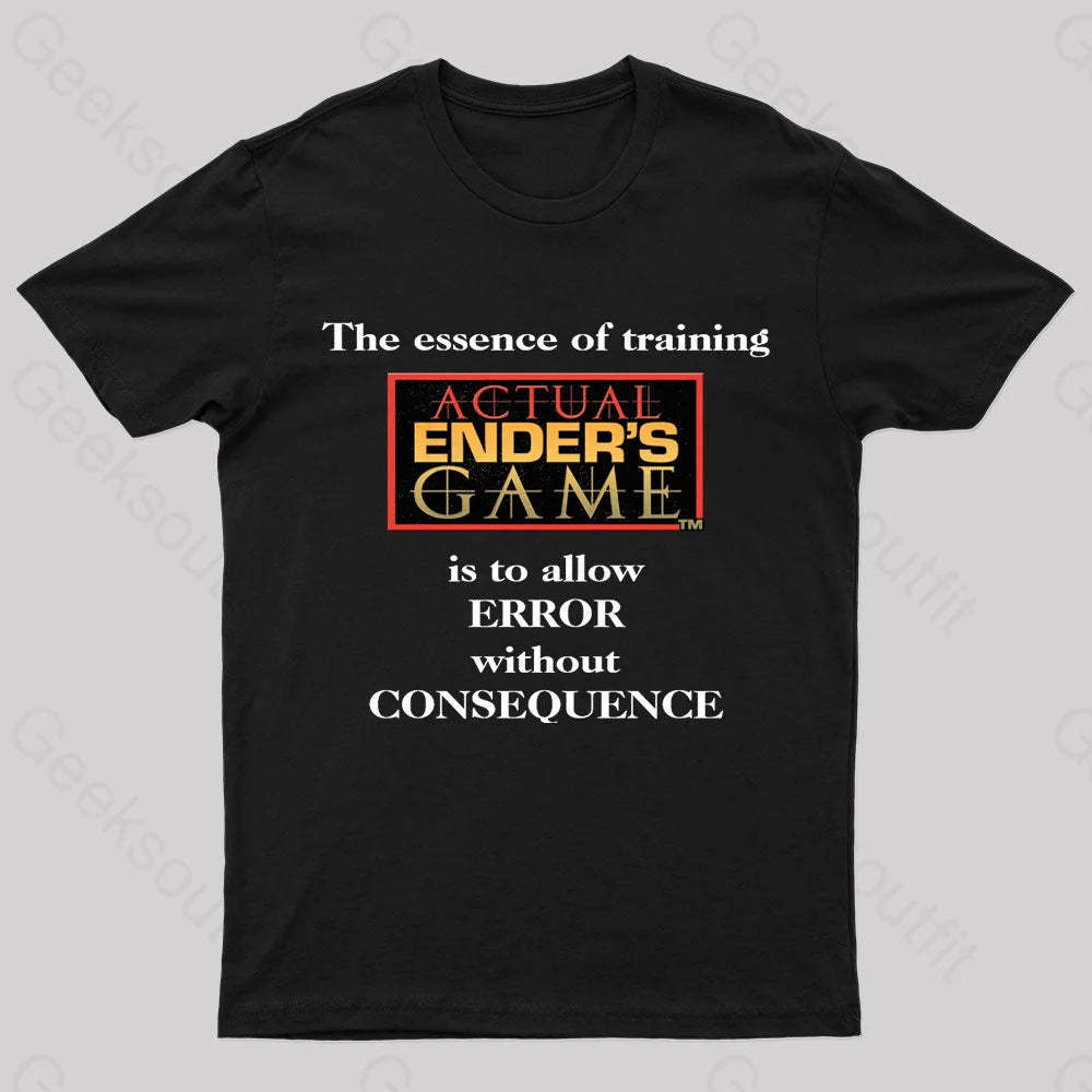 The Essence Of Training Nerd T-Shirt Black / S