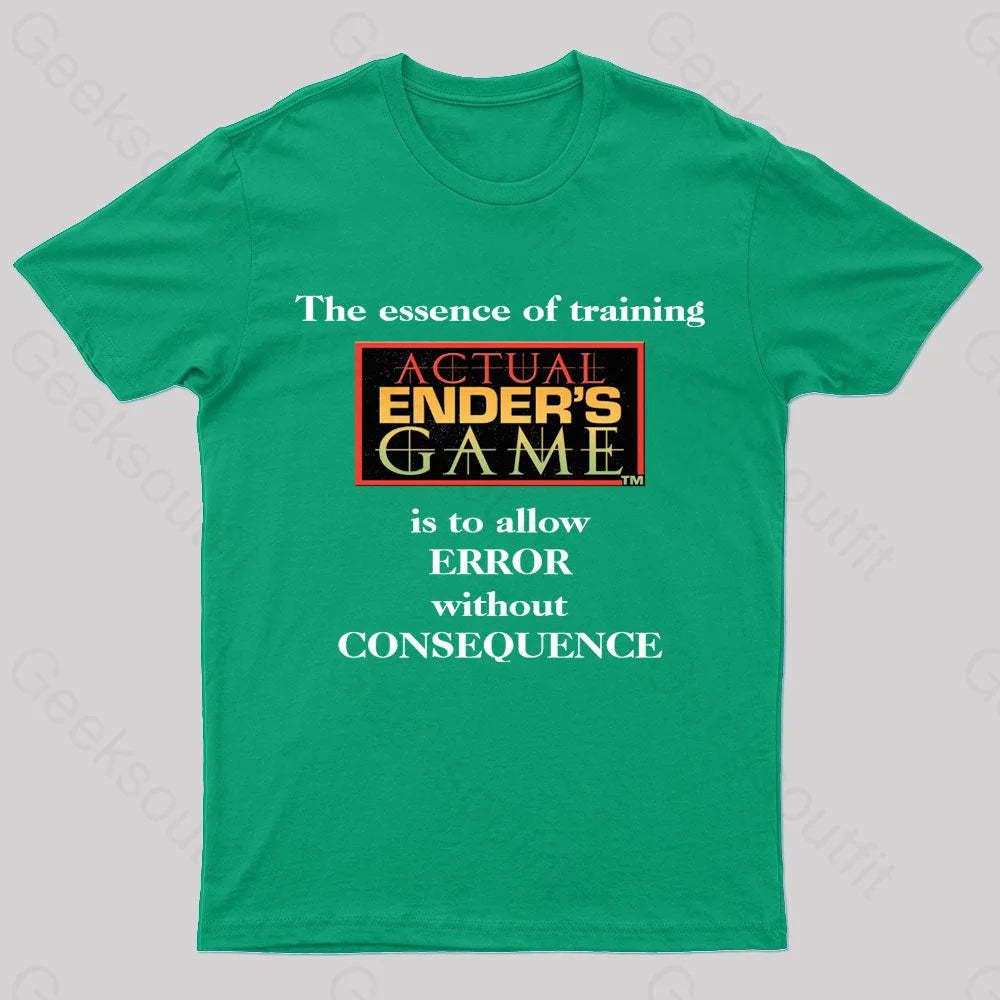 The Essence Of Training Nerd T-Shirt Green / S