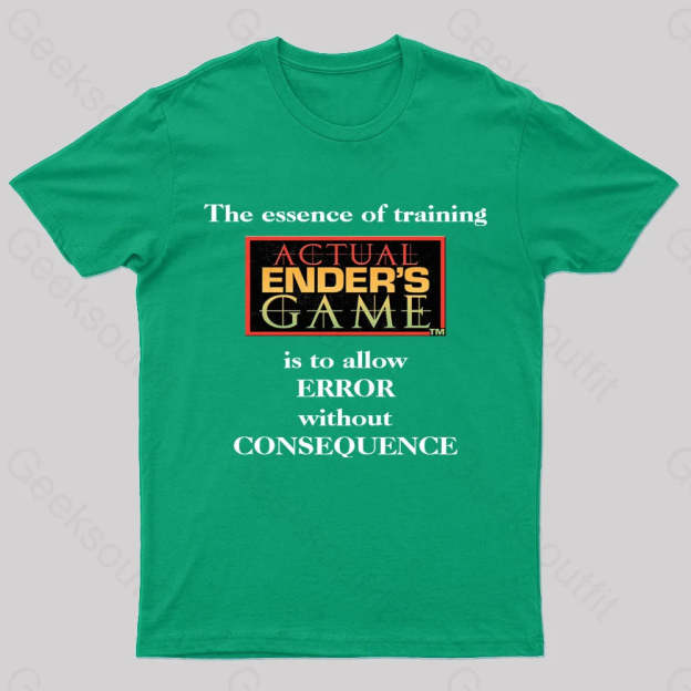 The Essence Of Training Nerd T-Shirt Green / S