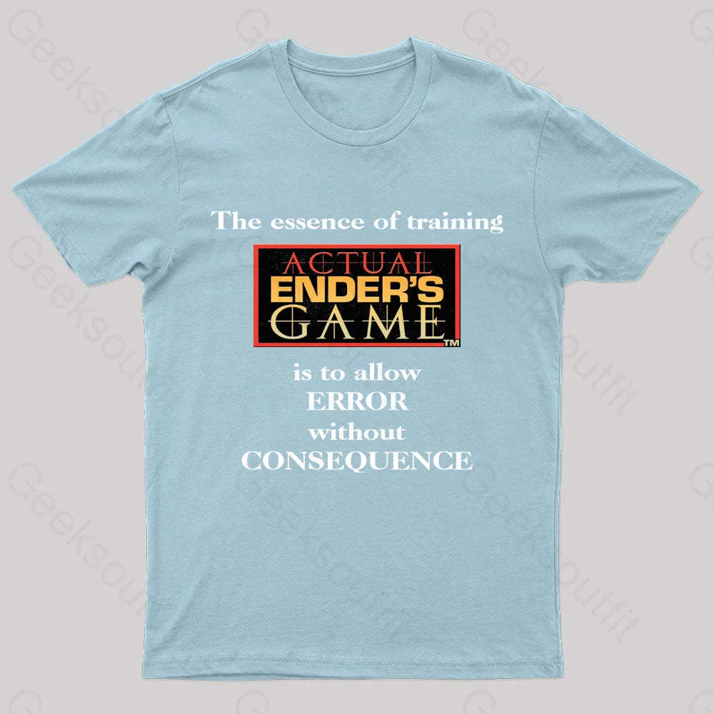 The Essence Of Training Nerd T-Shirt Light Blue / S