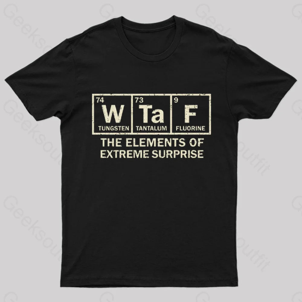 The Extreme Element Of Surprise T-Shirt Black / S