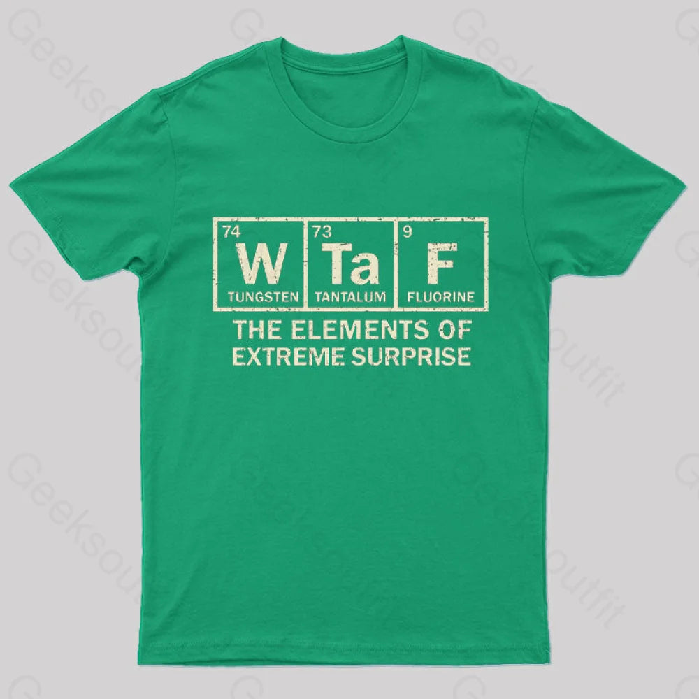 The Extreme Element Of Surprise T-Shirt Green / S