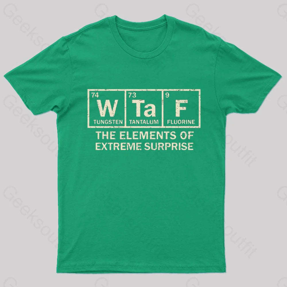 The Extreme Element Of Surprise T-Shirt Green / S