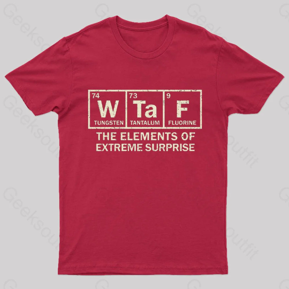 The Extreme Element Of Surprise T-Shirt Red / S