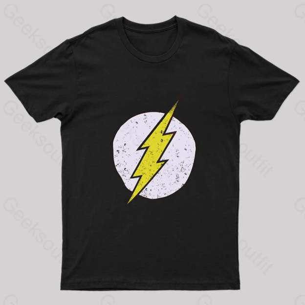 The Flash Distressed T-Shirt Black / S