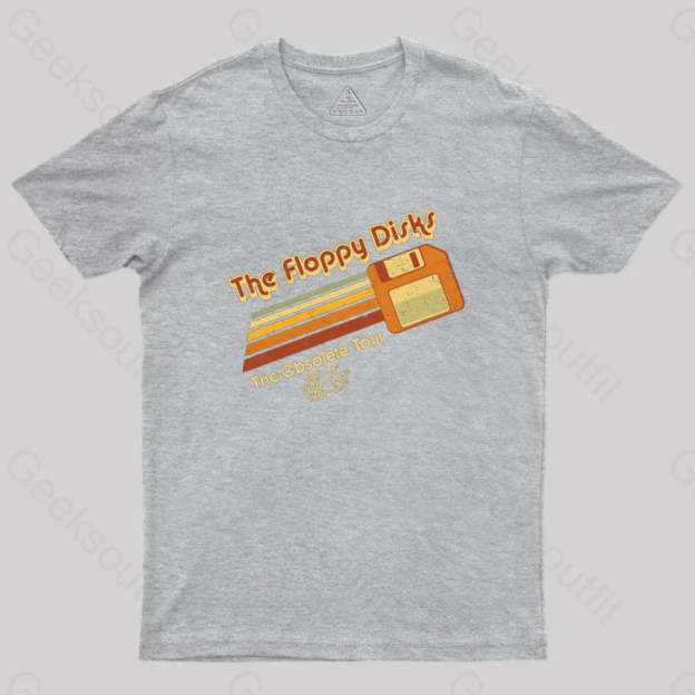 The Floppy Disks Geek T-Shirt Grey / S