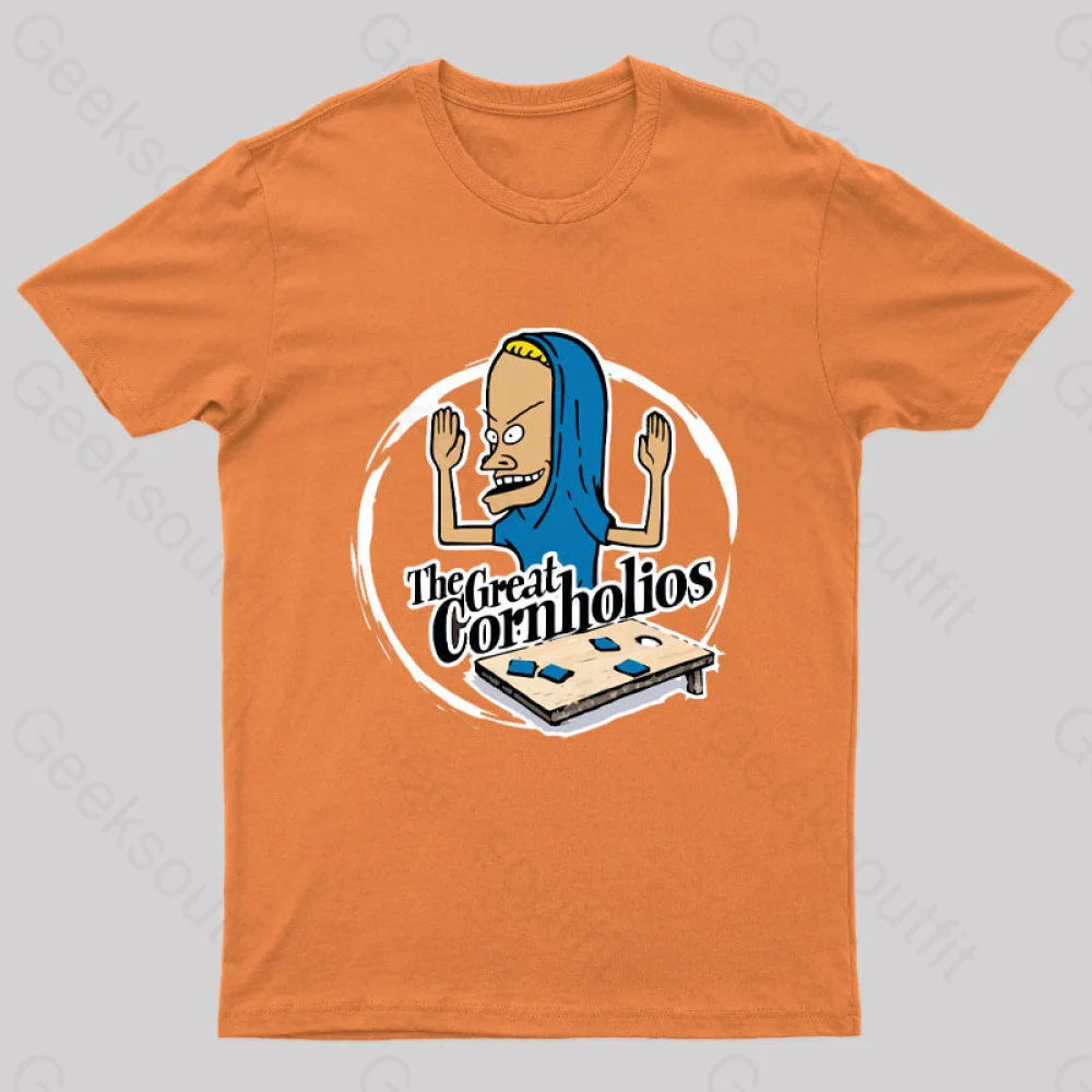 The Great Cornholio’s Geek T-Shirt Orange / S
