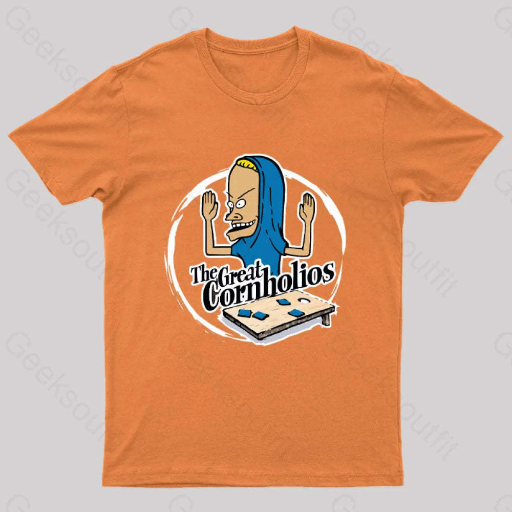 The Great Cornholio’s Geek T-Shirt Orange / S