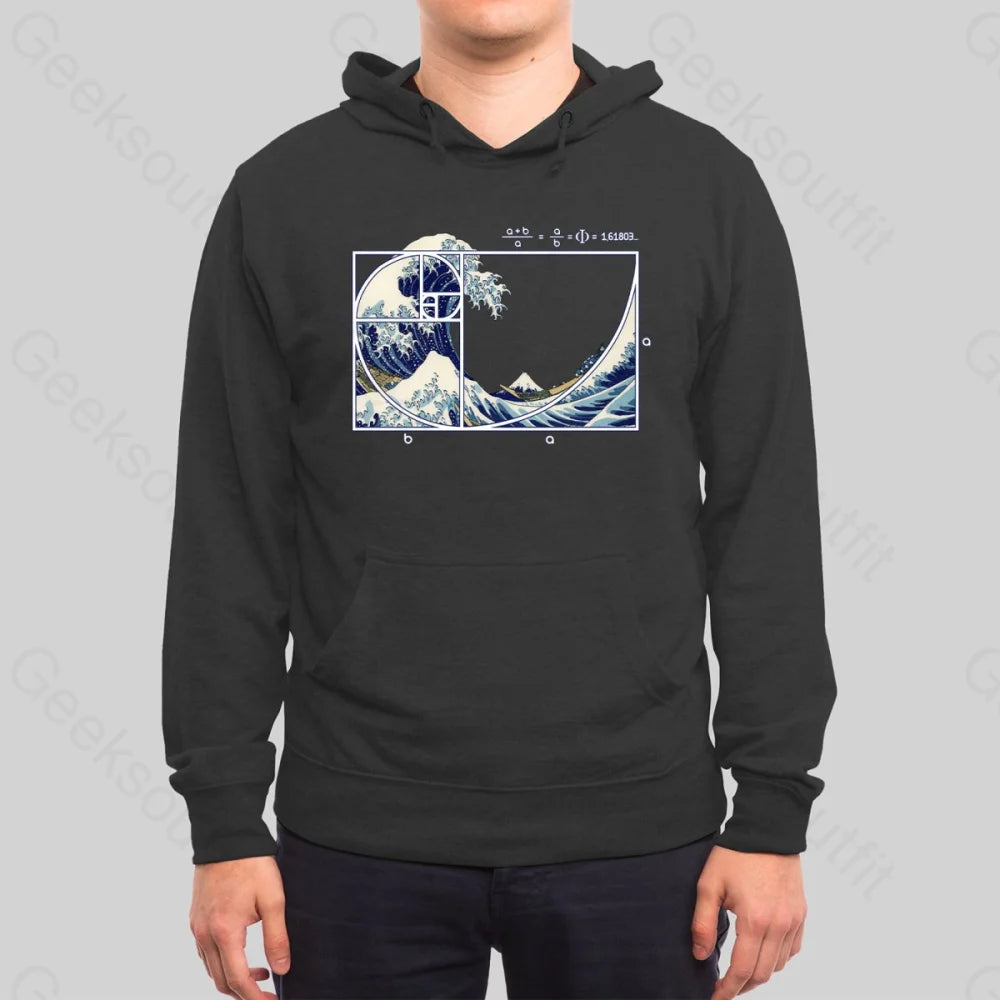 The Great Fibonacci Wave Hoodie - Geeksoutfit