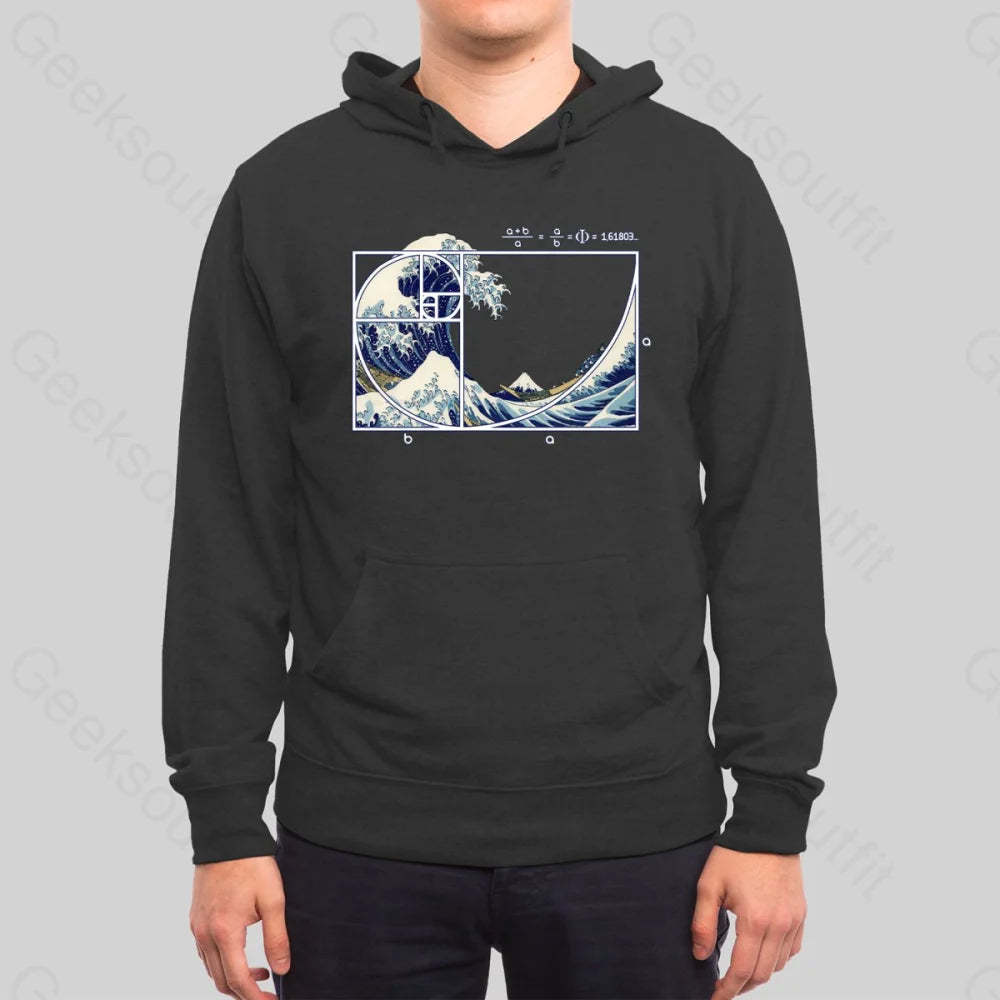The Great Fibonacci Wave Hoodie - Geeksoutfit
