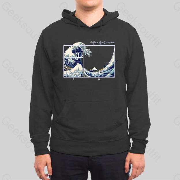 The Great Fibonacci Wave Hoodie - Geeksoutfit