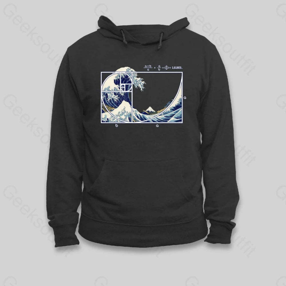 The Great Fibonacci Wave Hoodie - Geeksoutfit