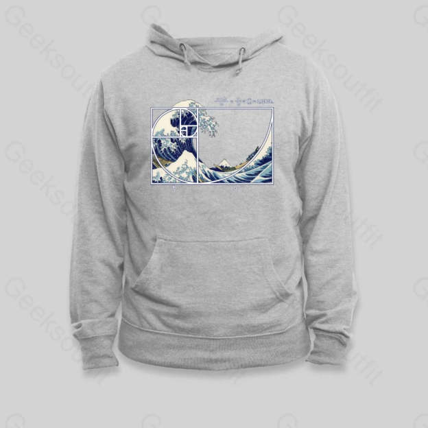 The Great Fibonacci Wave Hoodie - Geeksoutfit
