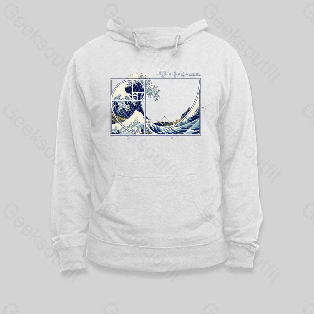 The Great Fibonacci Wave Hoodie - Geeksoutfit