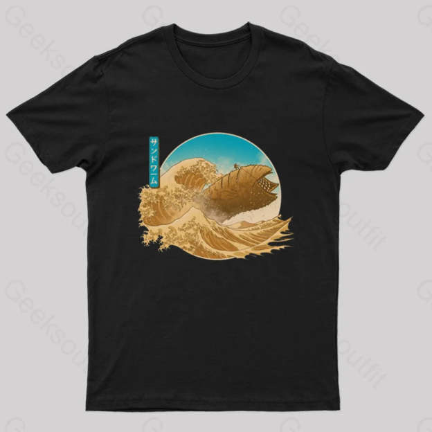 The Great Wave Off Arrakis Geek T-Shirt Black / S