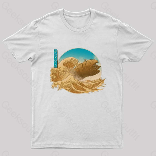 The Great Wave Off Arrakis Geek T-Shirt White / S