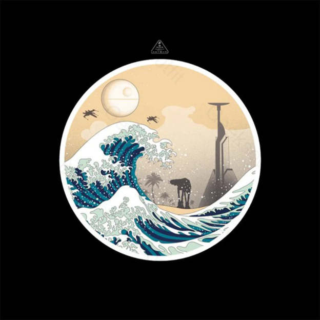 The Great Wave Off Scarif T-Shirt