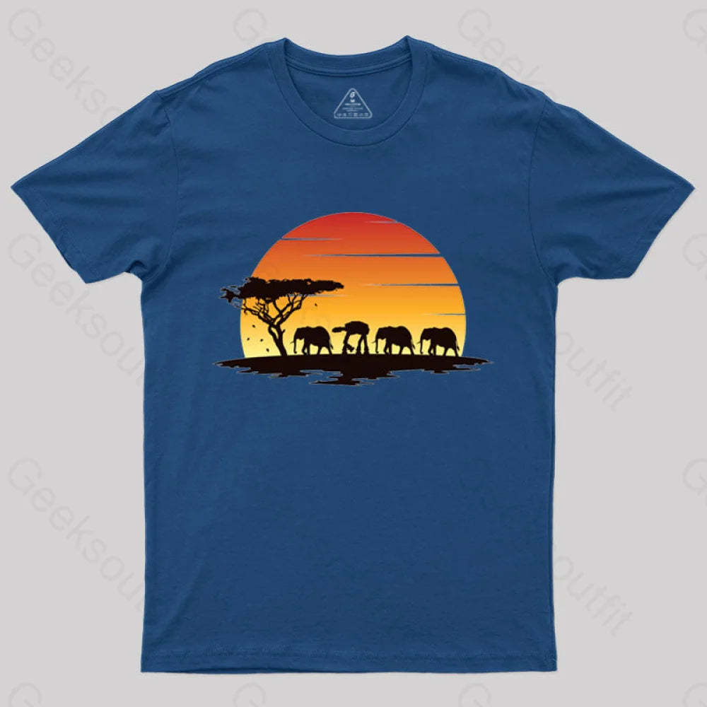 The Imperial Walk T-Shirt Navy / S