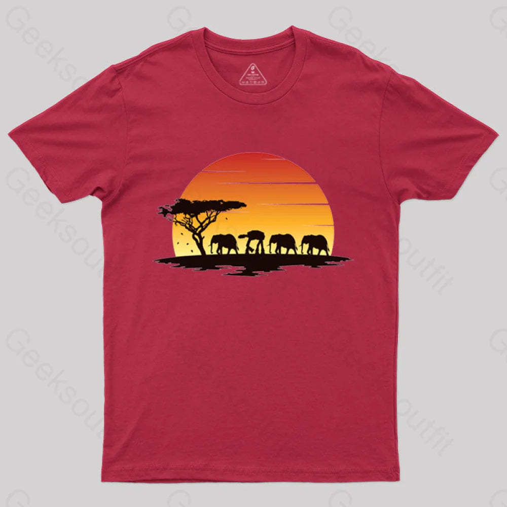 The Imperial Walk T-Shirt Red / S