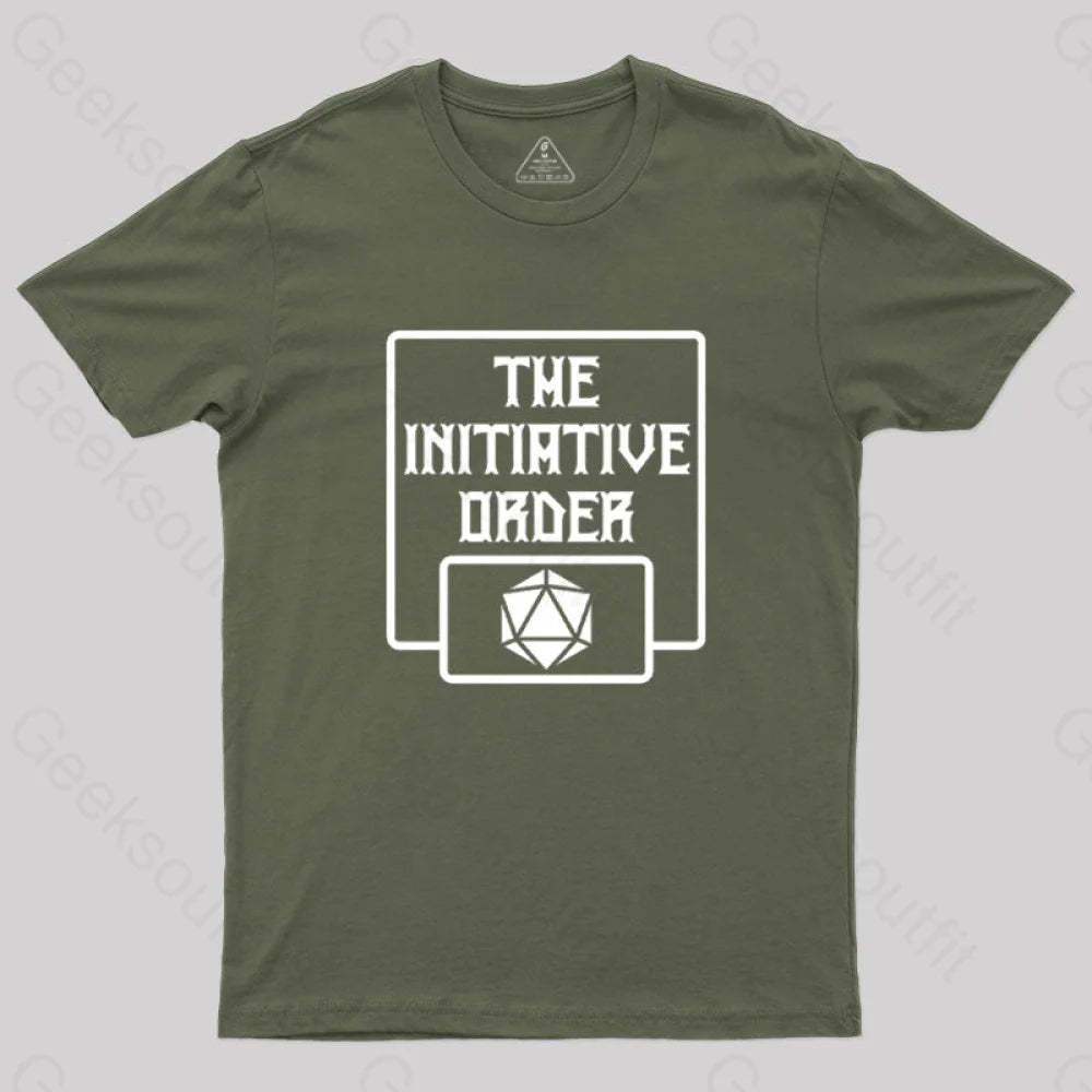The Initiative Order T-Shirt Army Green / S