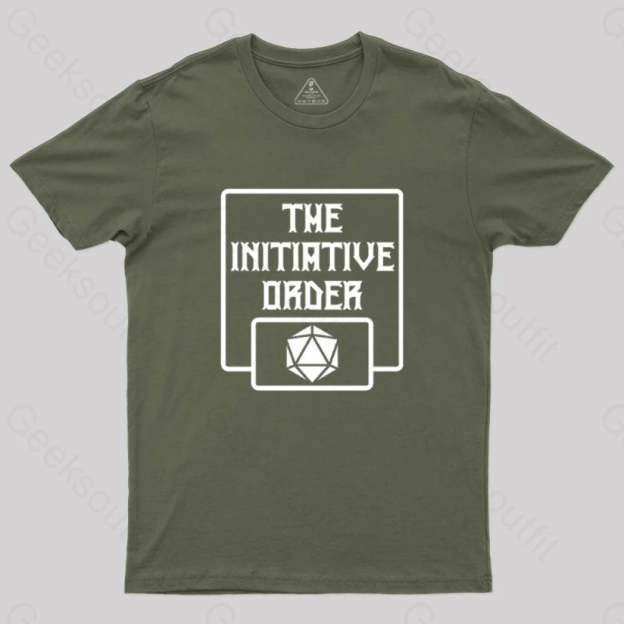 The Initiative Order T-Shirt Army Green / S