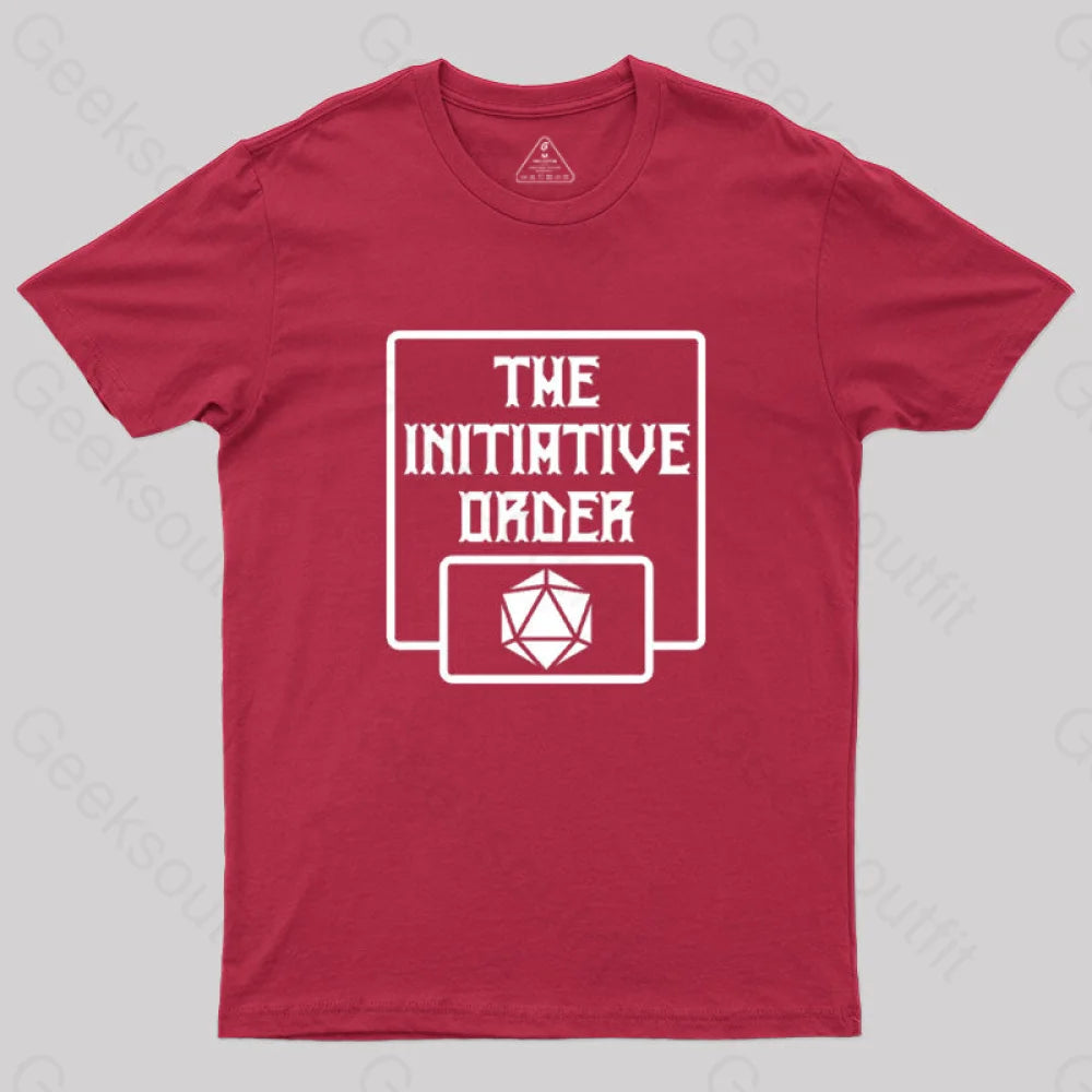 The Initiative Order T-Shirt Red / S