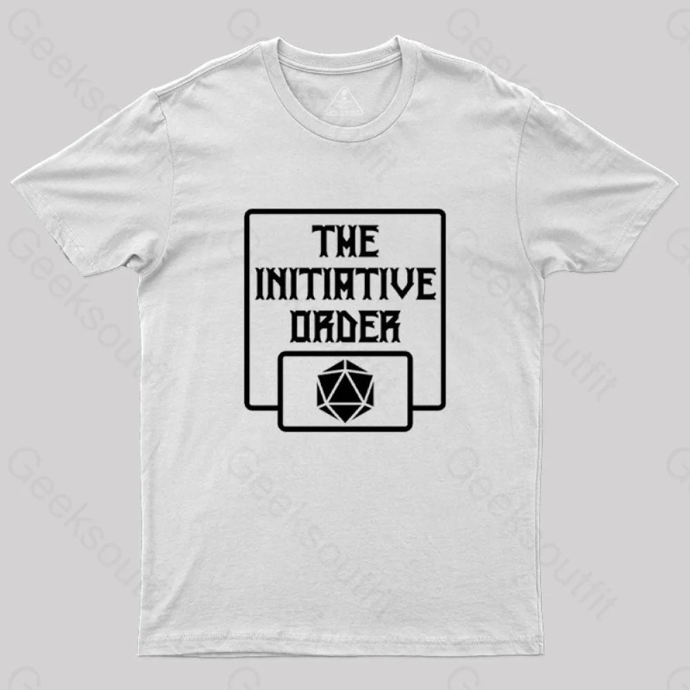 The Initiative Order T-Shirt White / S