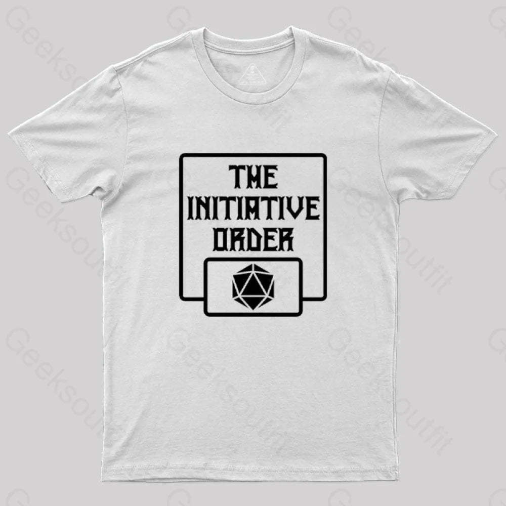 The Initiative Order T-Shirt White / S