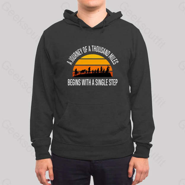 The Journey Of A Thousand Miles Hoodie