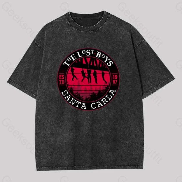 The Lost Boys Washed T-Shirt Black / S