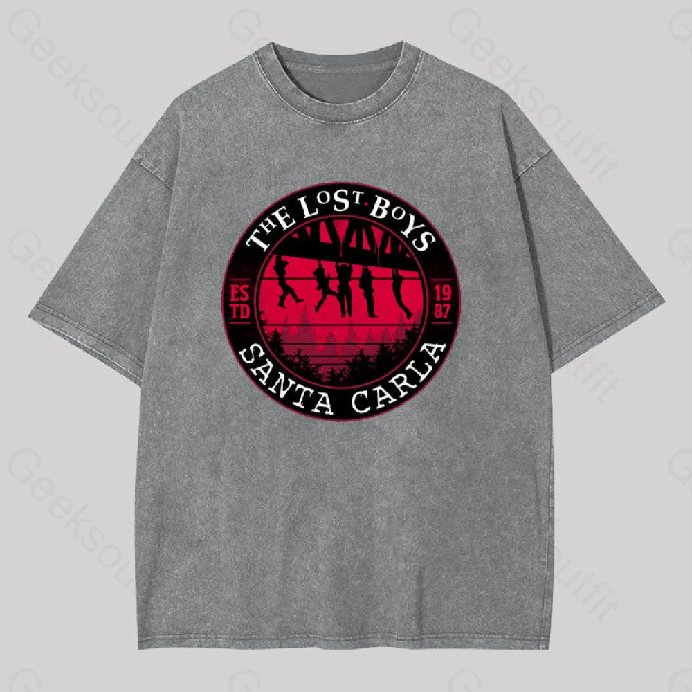 The Lost Boys Washed T-Shirt Grey / S
