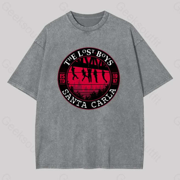 The Lost Boys Washed T-Shirt Grey / S