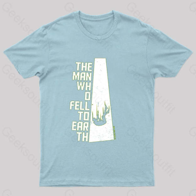 The Man Who Fell To Earth T-Shirt Light Blue / S