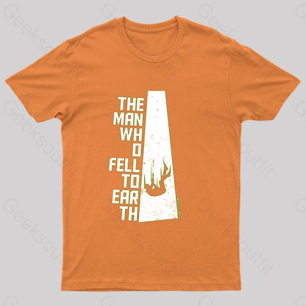 The Man Who Fell To Earth T-Shirt Orange / S