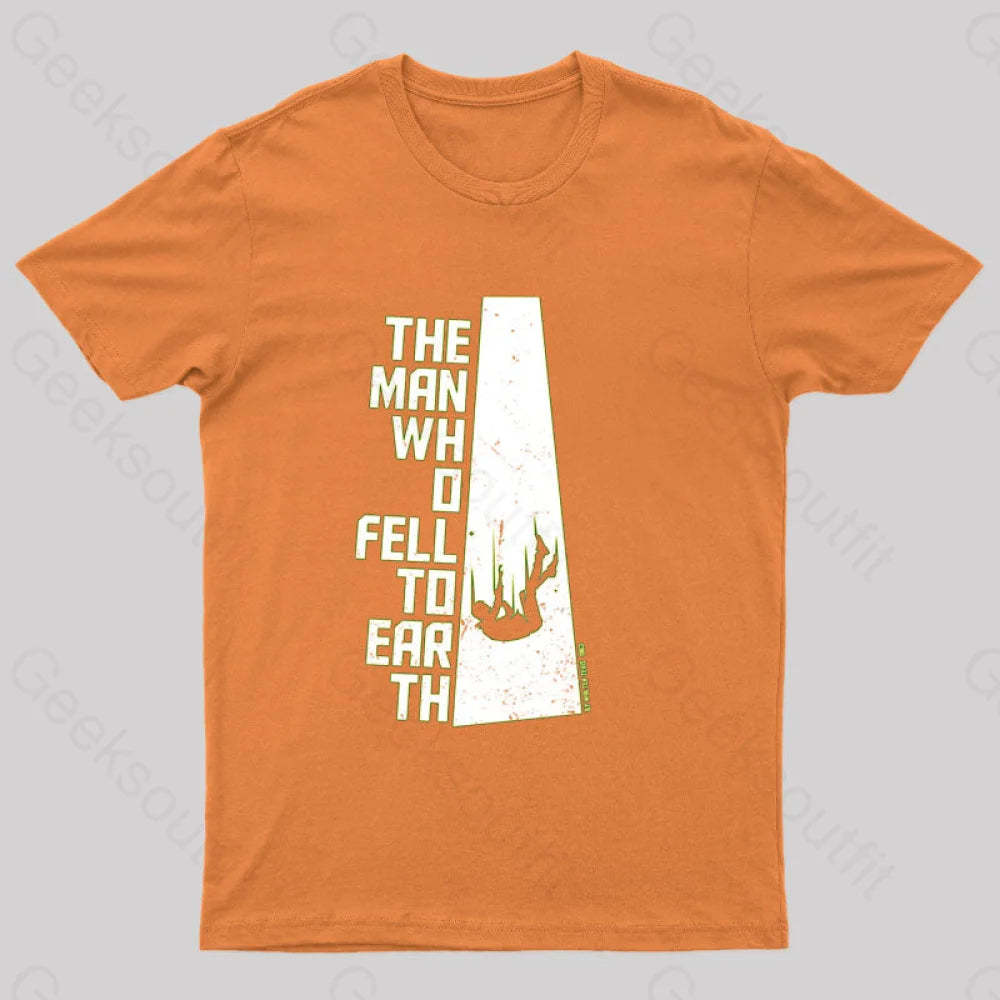 The Man Who Fell To Earth T-Shirt Orange / S