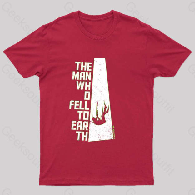 The Man Who Fell To Earth T-Shirt Red / S
