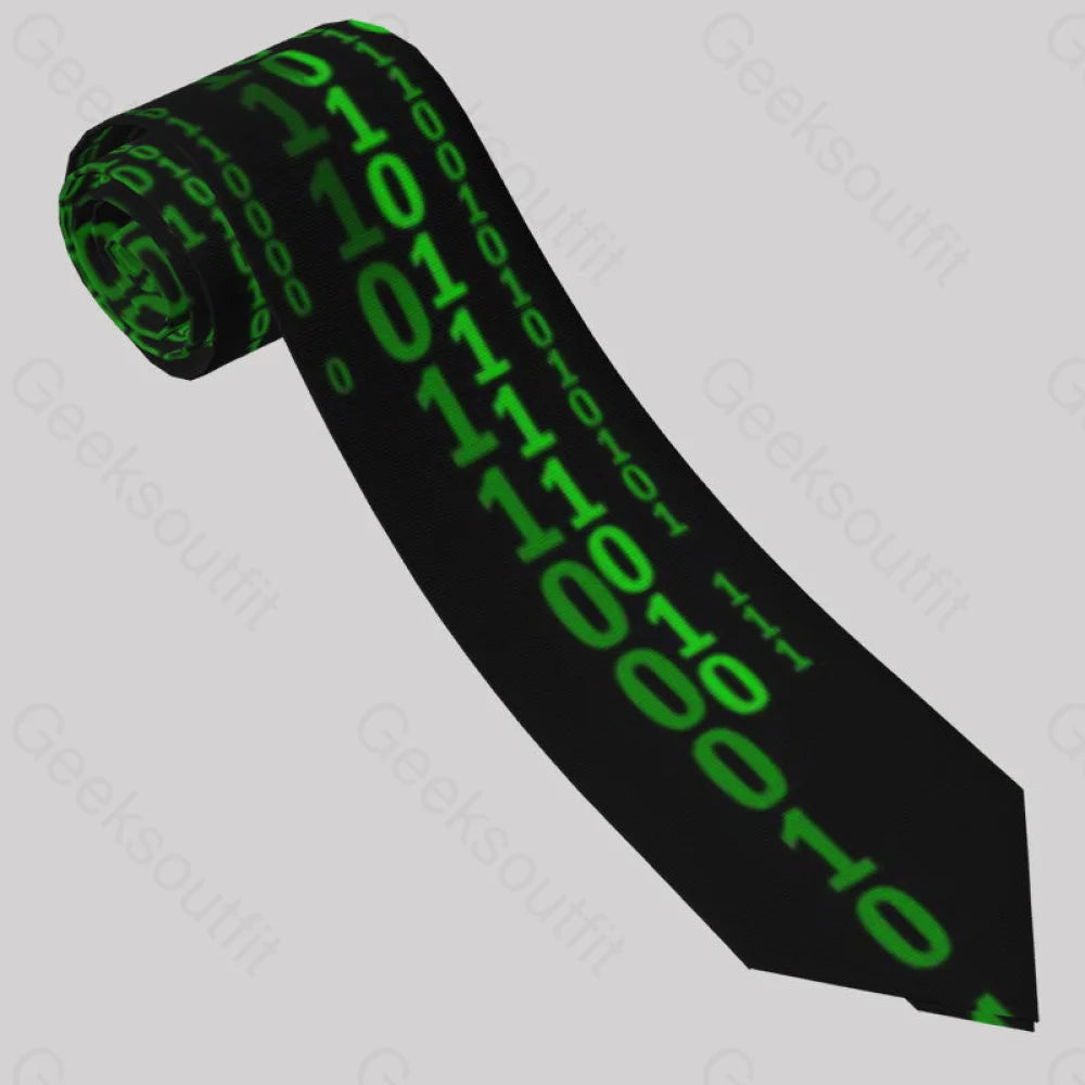 The Matrix Black Green Design Art Geek Neckties