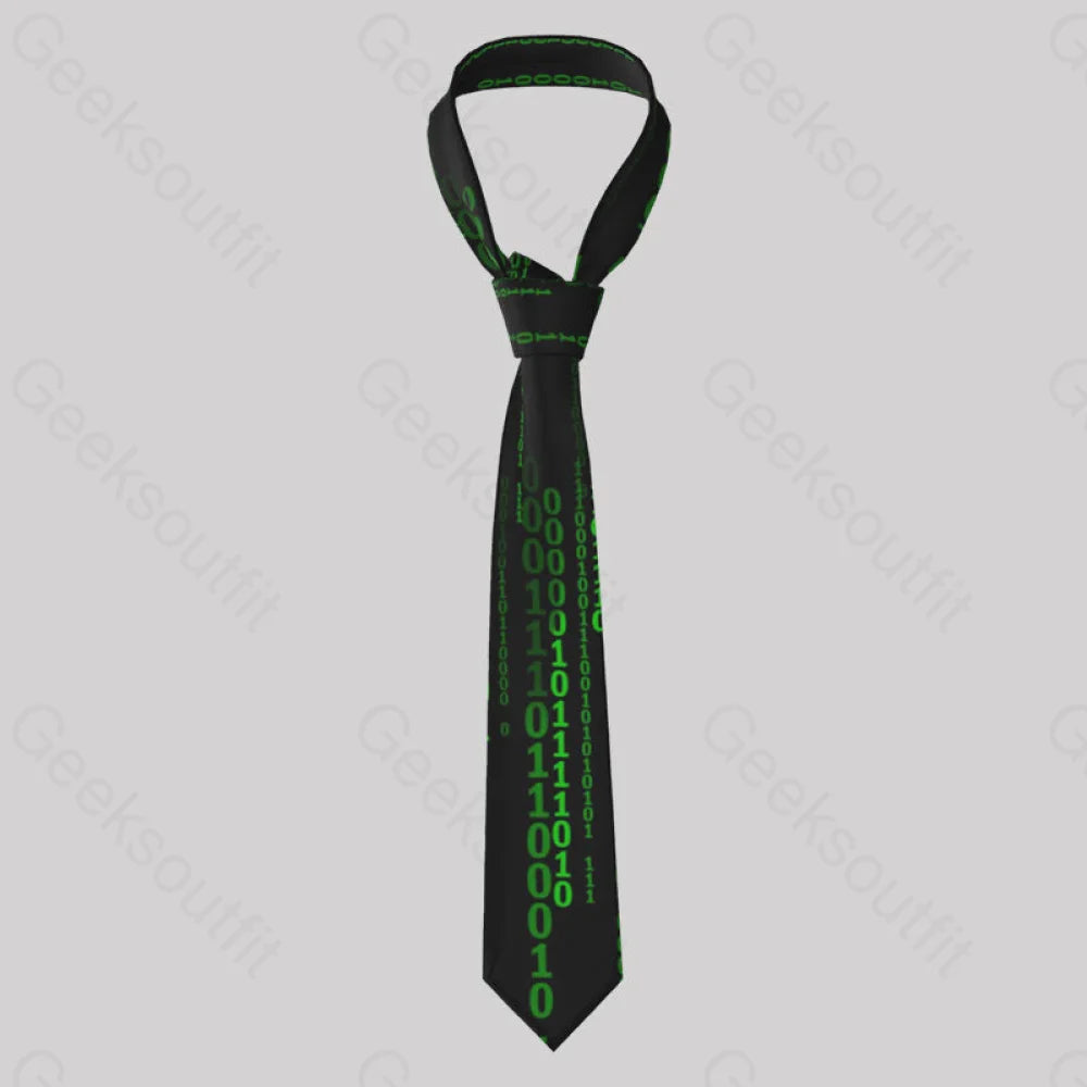 The Matrix Black Green Design Art Geek Neckties