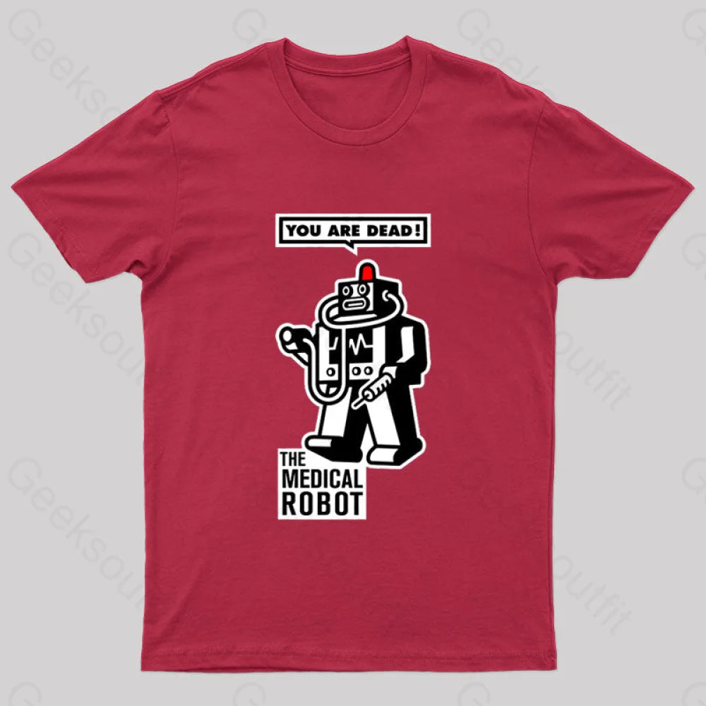 The Medical Robot Geek T-Shirt Red / S