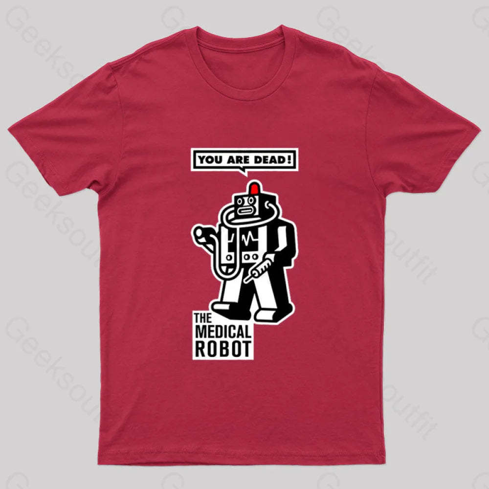 The Medical Robot Geek T-Shirt Red / S