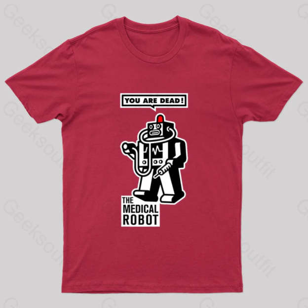 The Medical Robot Geek T-Shirt Red / S