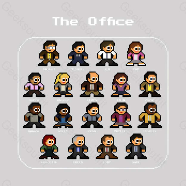 The Office 8Bits Nerd T-Shirt