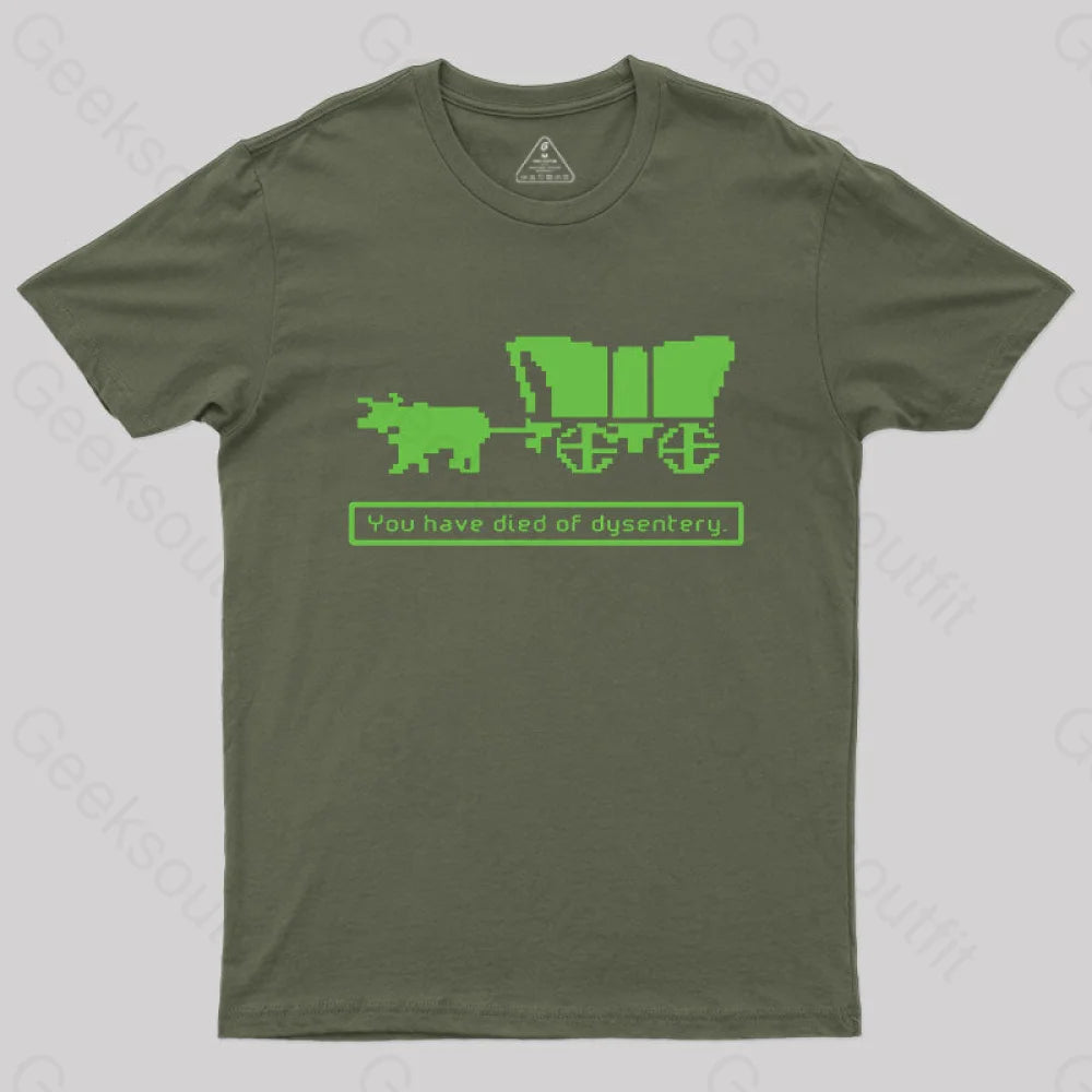 The Oregon Trail T-Shirt Army Green / S