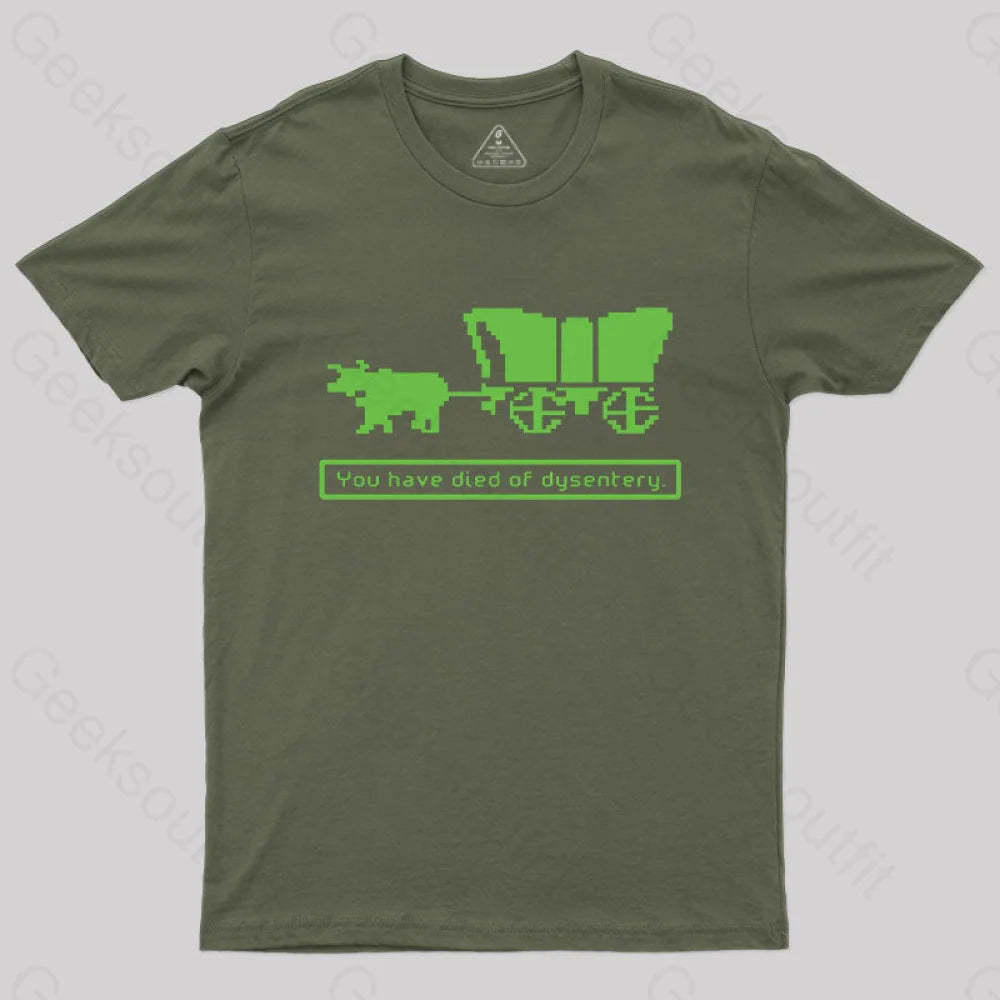 The Oregon Trail T-Shirt Army Green / S