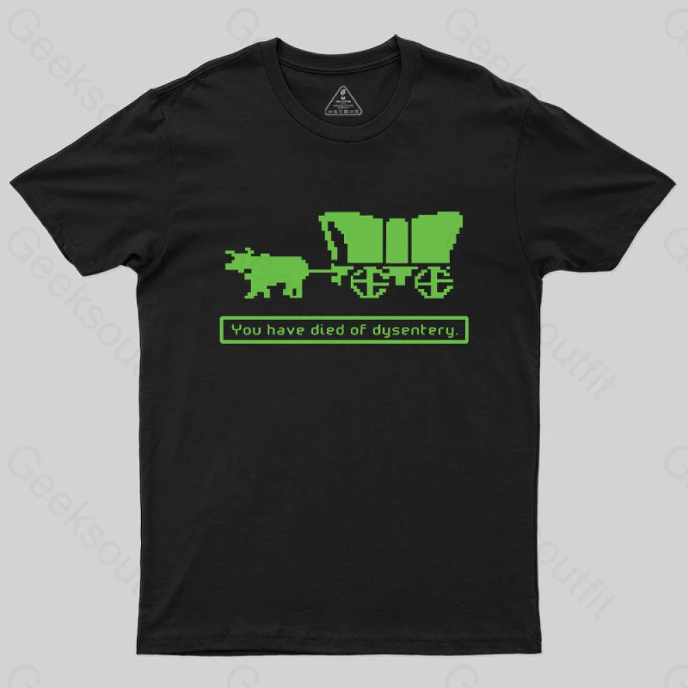 The Oregon Trail T-Shirt Black / S