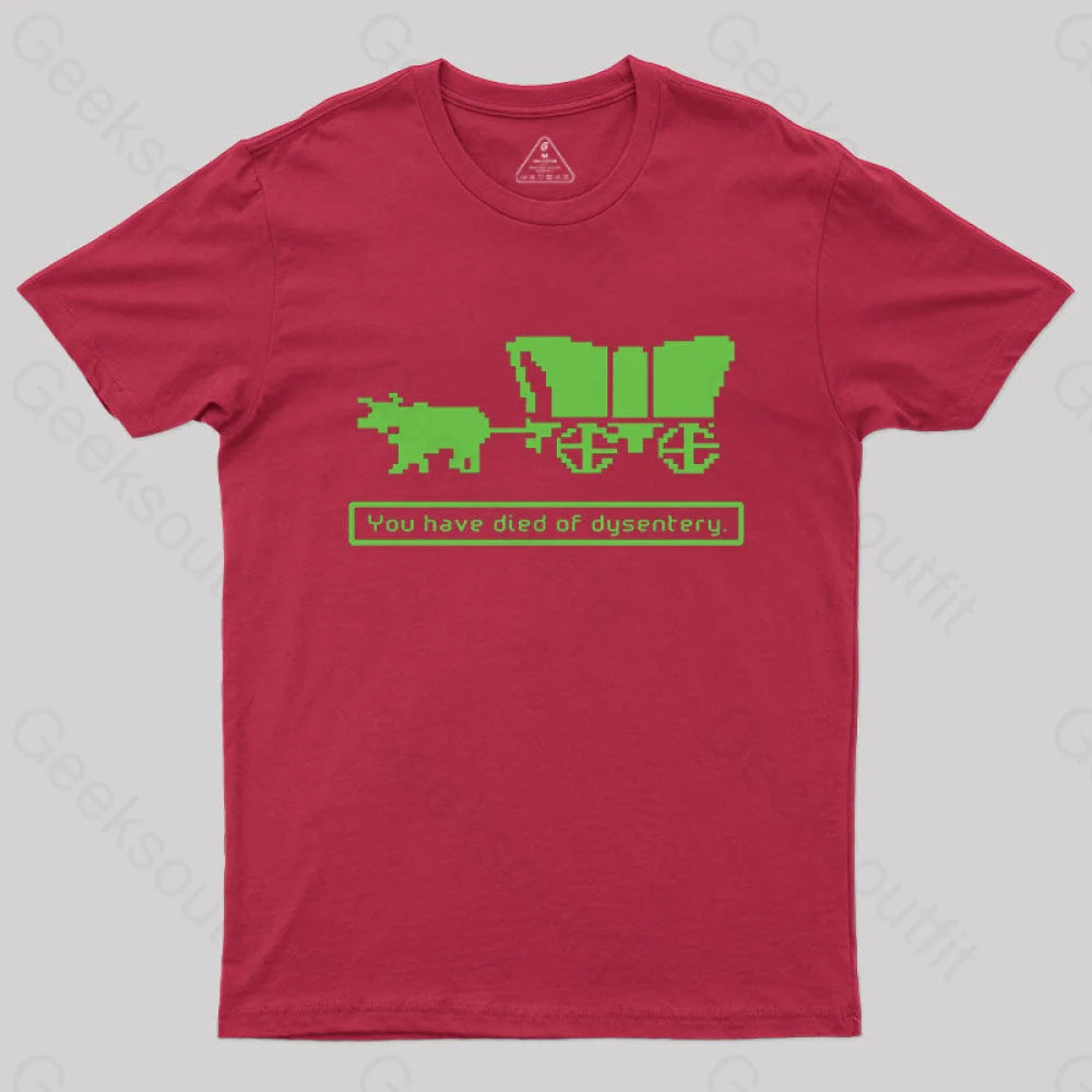 The Oregon Trail T-Shirt Red / S