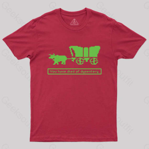 The Oregon Trail T-Shirt Red / S